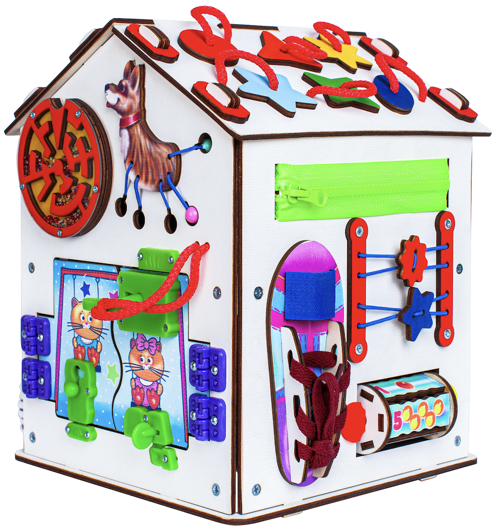 Игрушка Jolly Kids бизиборд Зверята - фото 7