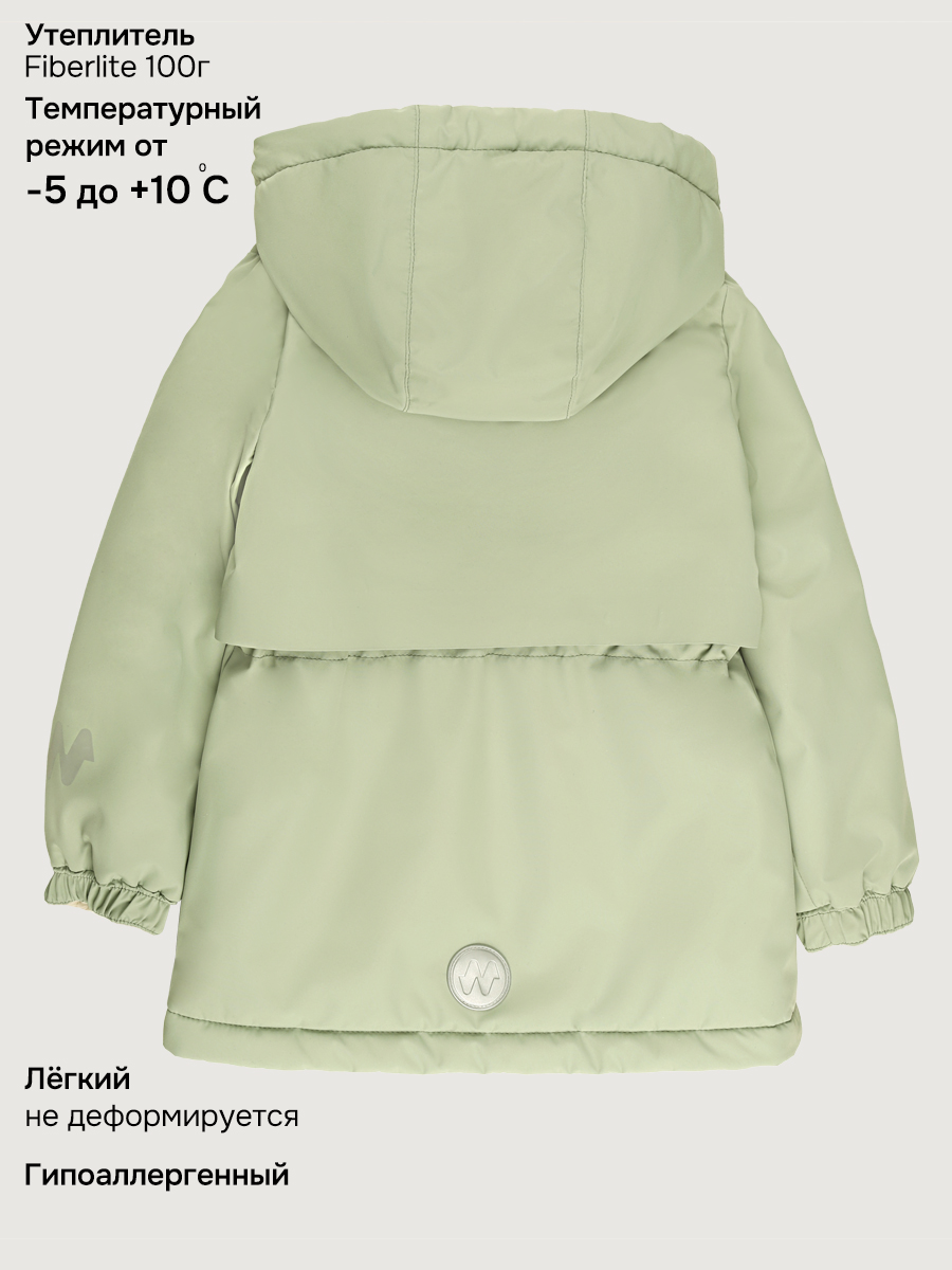 Куртка NIKASTYLE 4м3426 фисташка - фото 5
