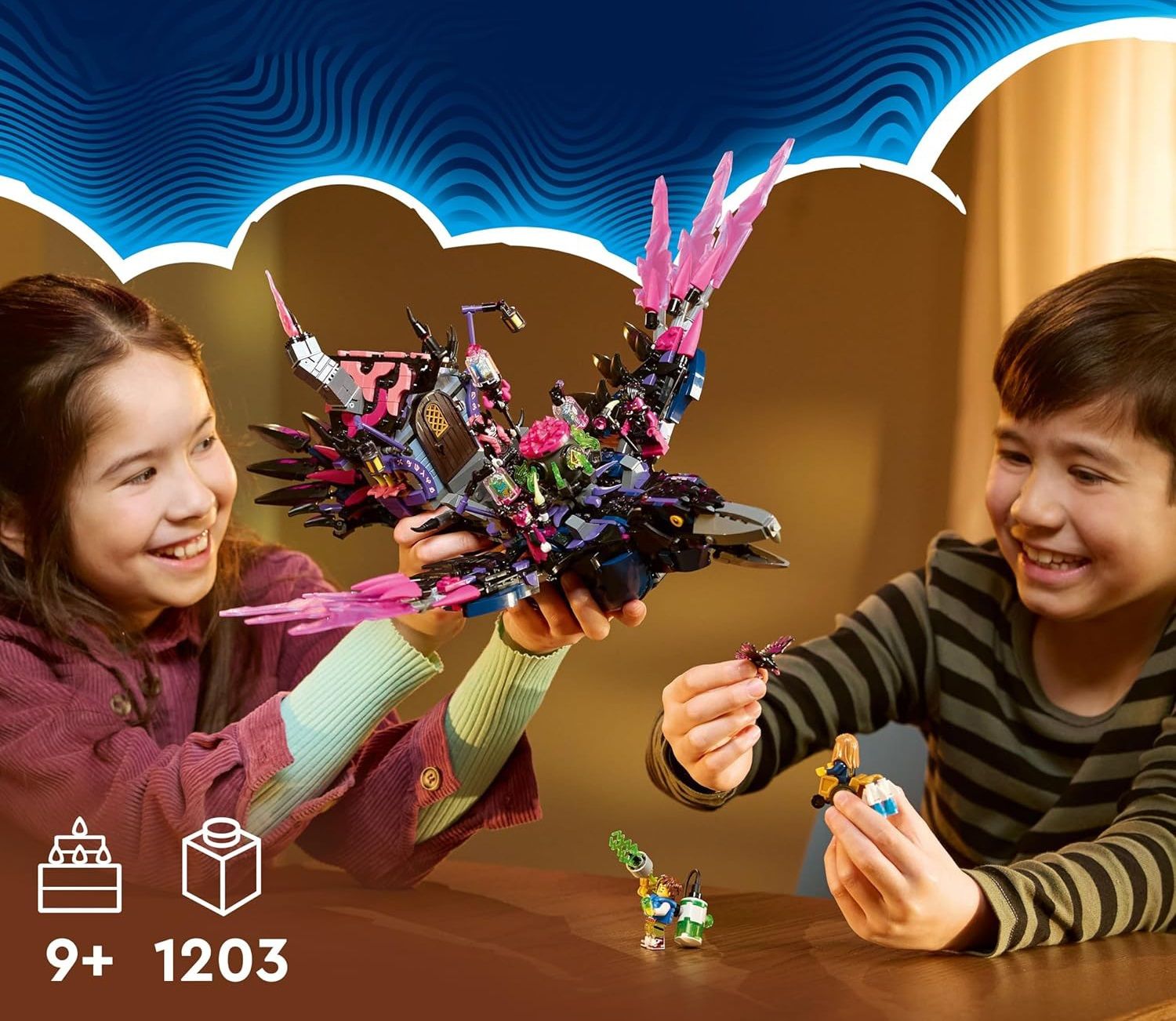 Конструктор LEGO DREAMZzz Полуночный ворон 1203 дет. - фото 6