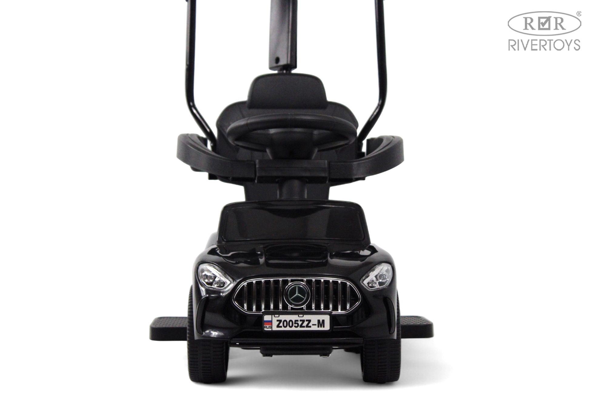 Каталка RIVERTOYS Z005ZZ-M-BLACK черный - фото 2