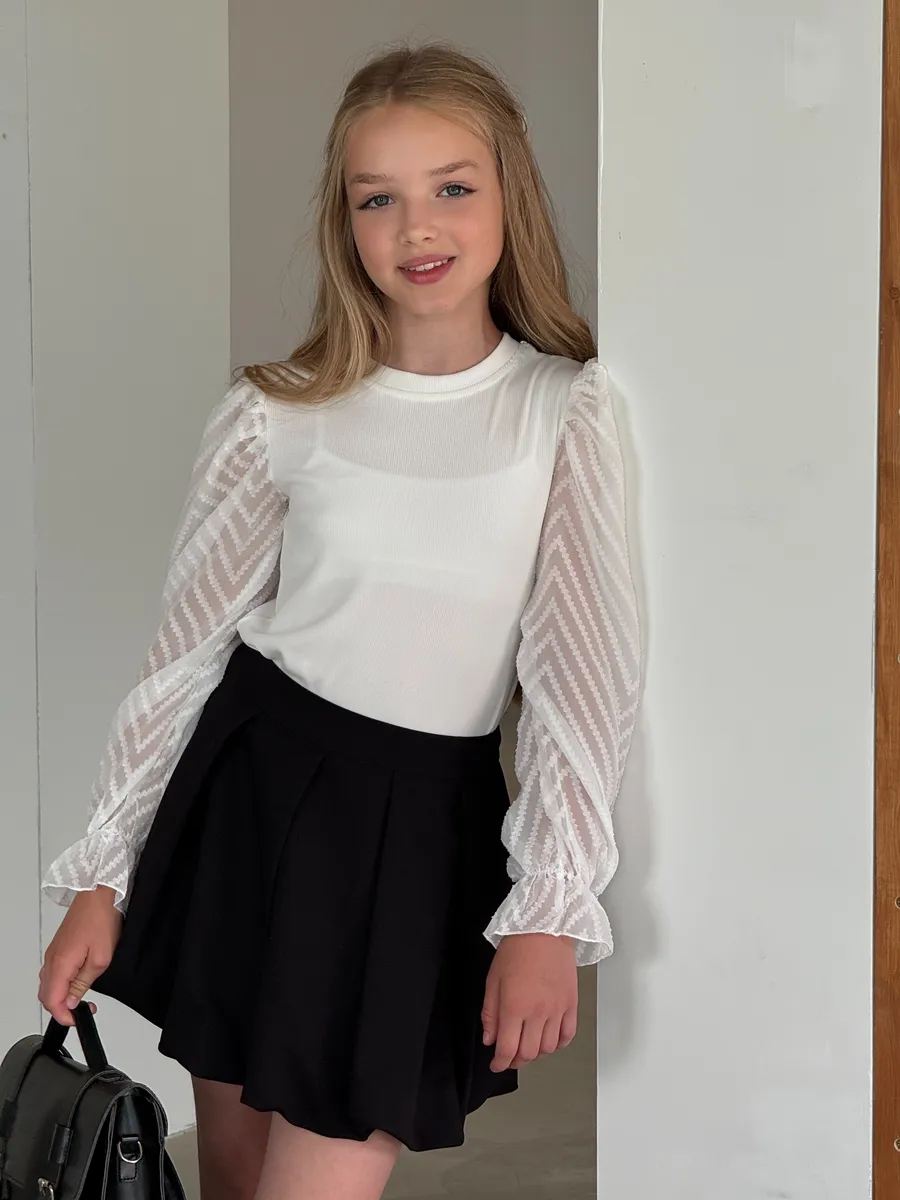 Блузка Locality Kids БЗ03/white - фото 1