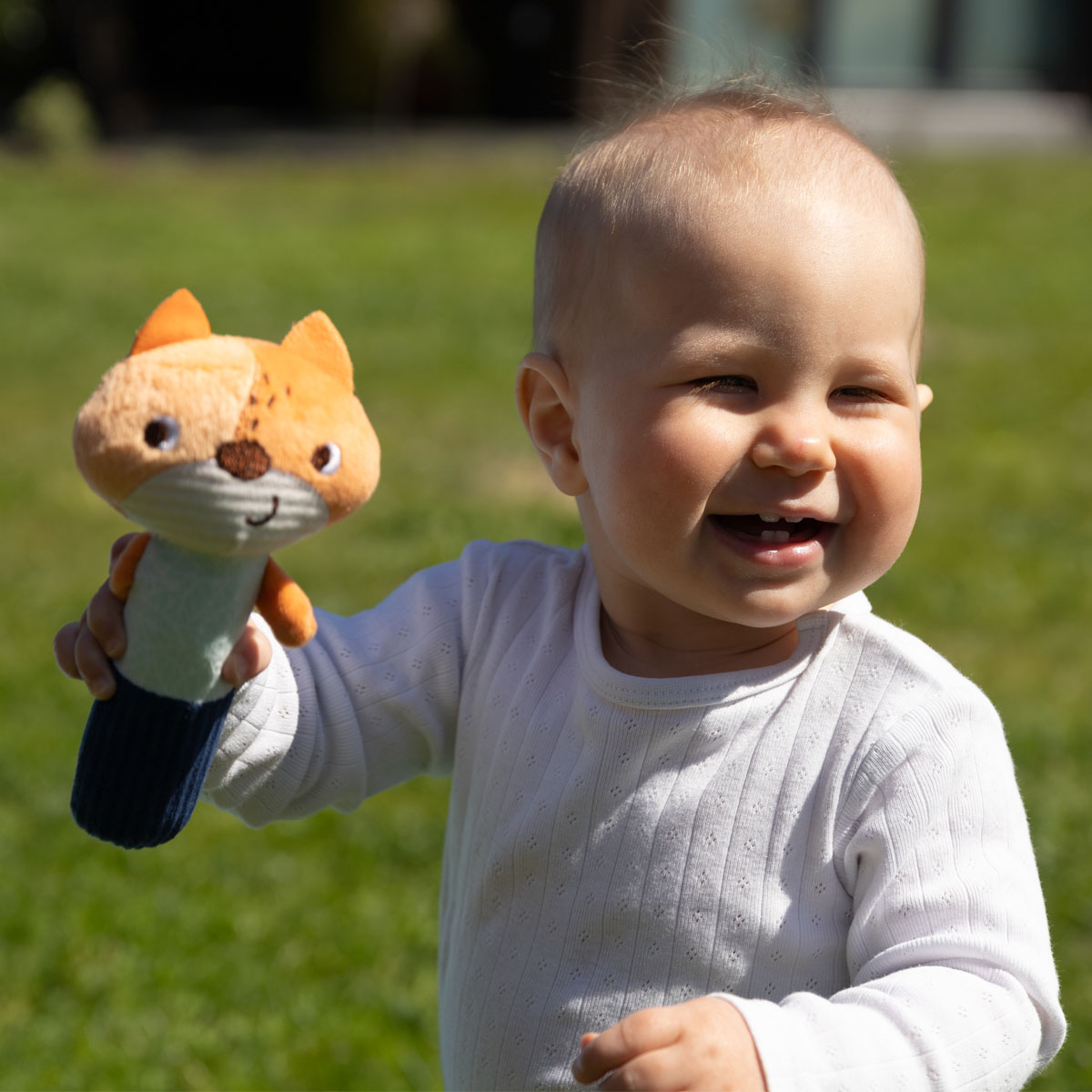 Игрушка Babyono погремушка FOX MONDAY - фото 2