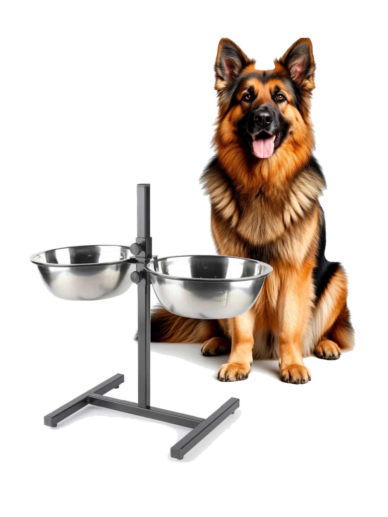 Подставка с 2 мисками INFILD по 2.5 литра - фото 1