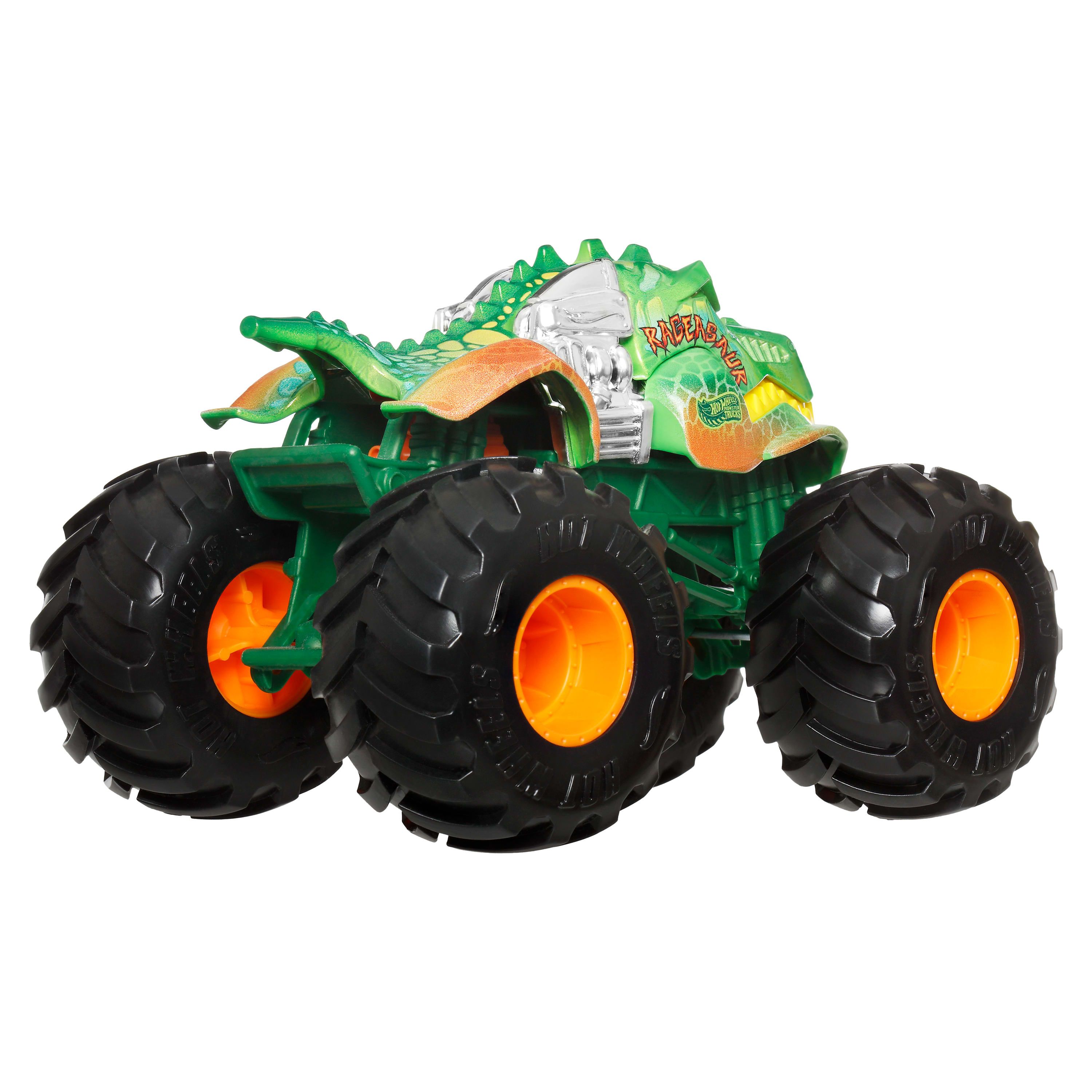 Монстр-трак Hot Wheels Rageasaur 1:24 FYJ83/JCC88 - фото 2