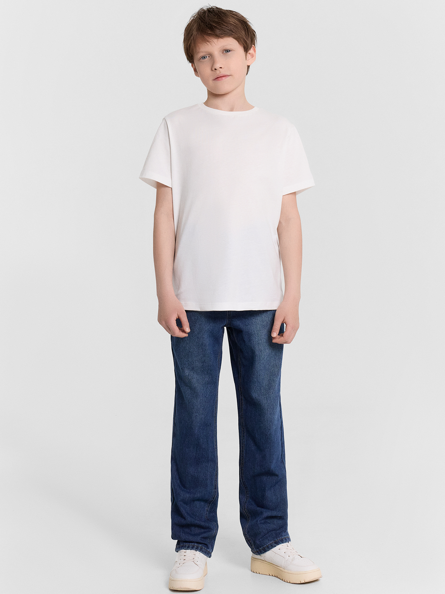 Футболка 2 шт Mark Formelle (Марк Формэль) 113379-2/серый меланж 4306-А + белый - фото 3