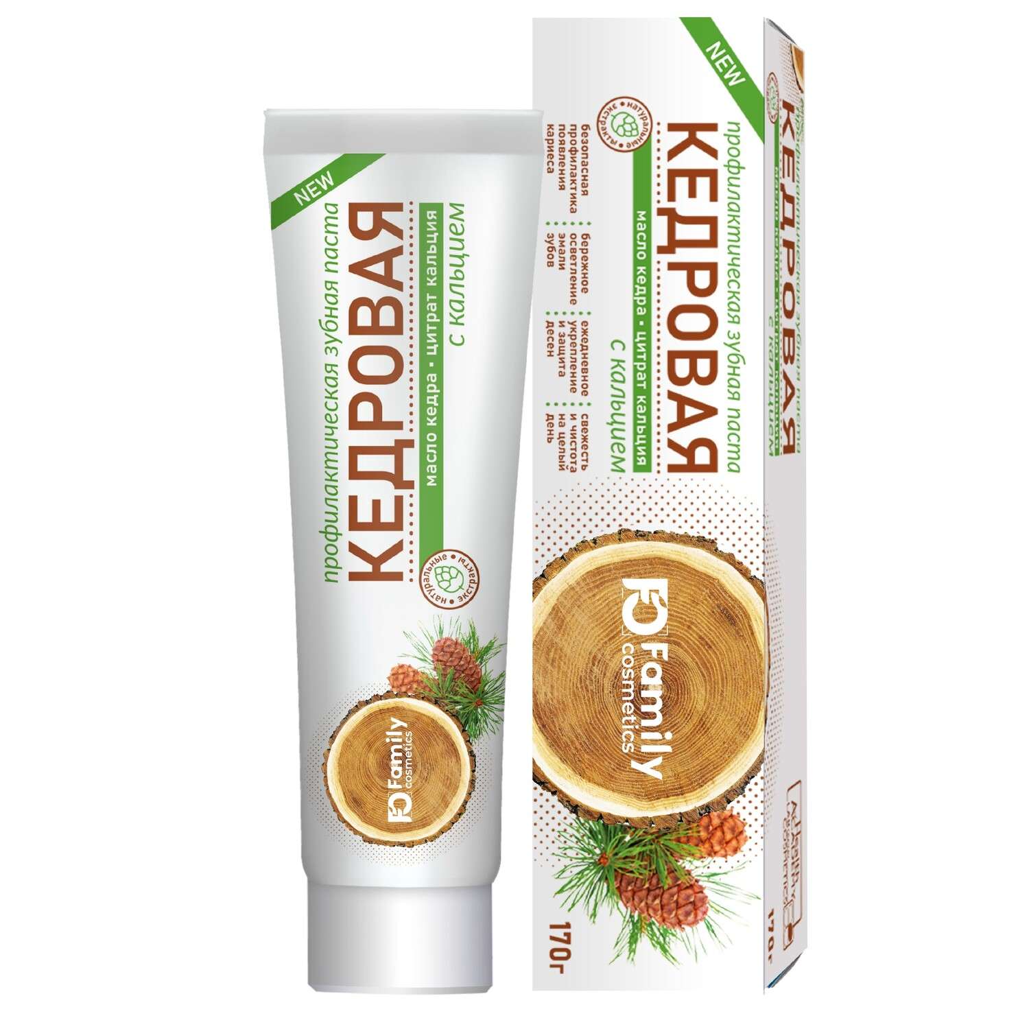 Зубная паста Family cosmetics 170 г - фото 1