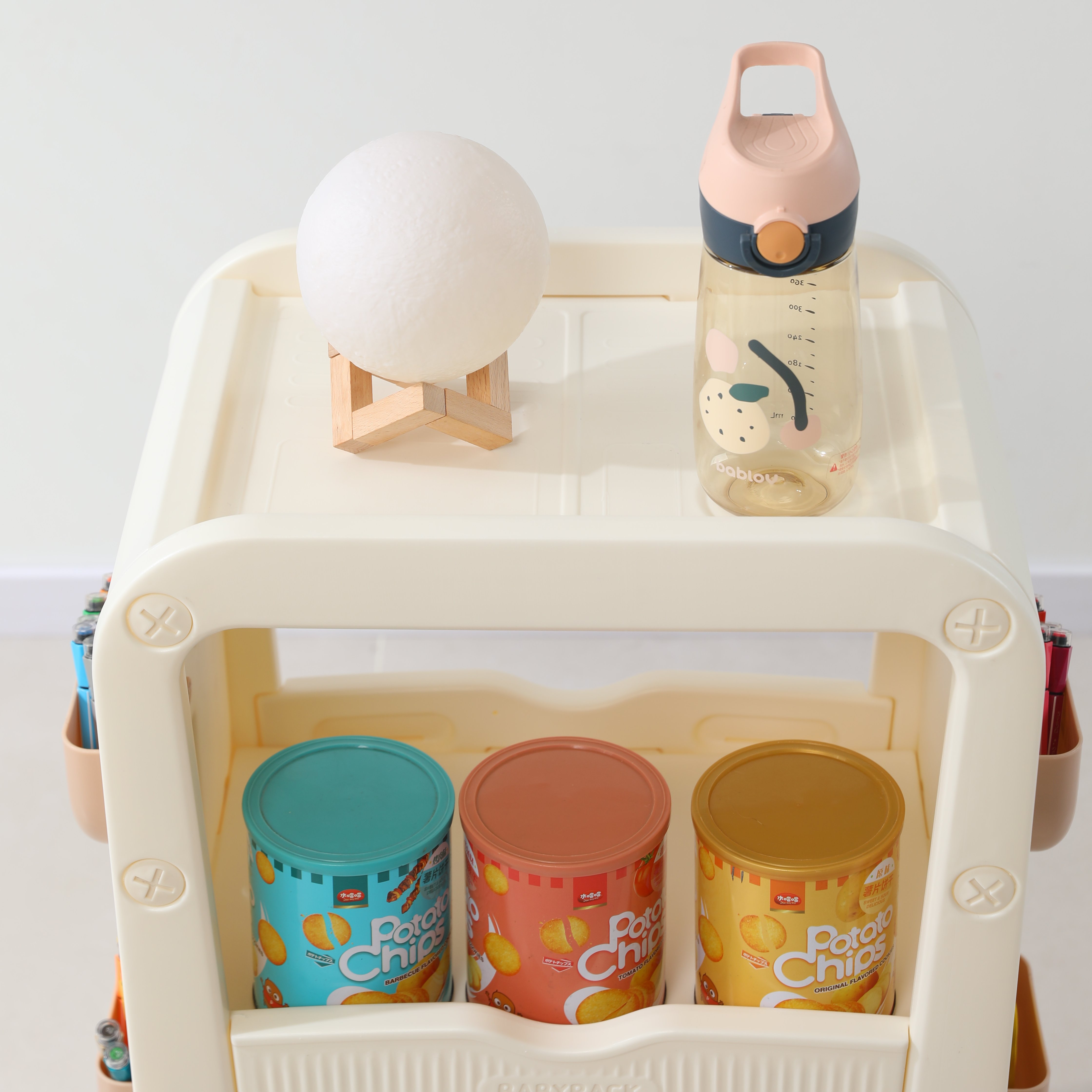 Тумба-стеллаж UNIX Kids Babyrack 3 levels Camel - фото 17