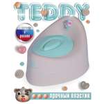Горшок детский BabyCare Teddy серый-мятный