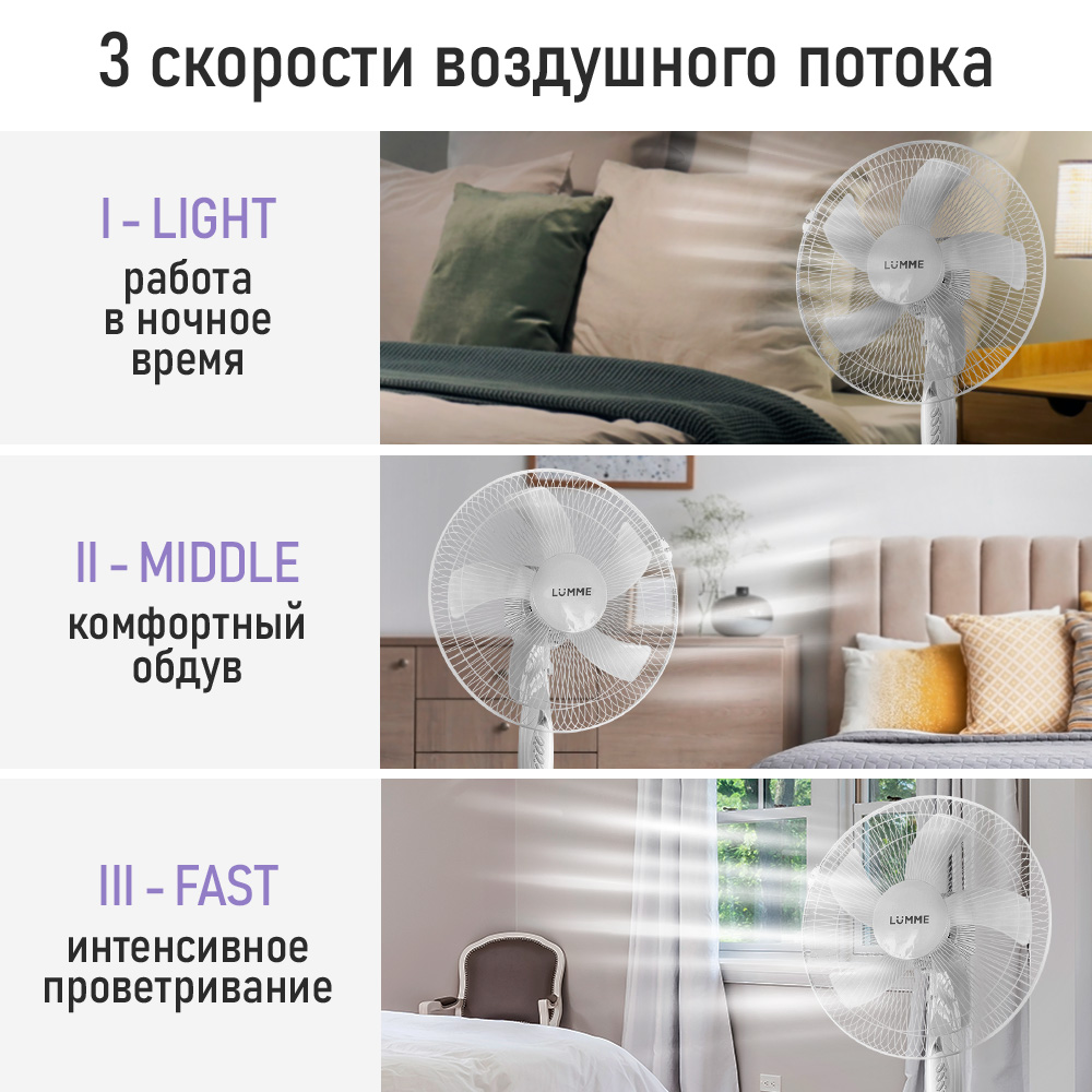 Вентилятор напольный LUMME - фото 3