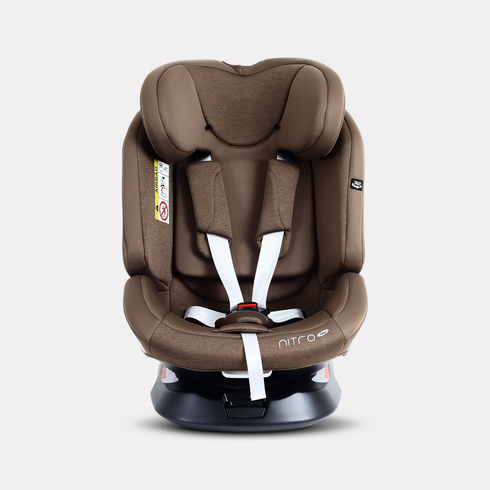 Автокресло Rant Nitro new isofix Isofix 0+/1/2/3 (0-36 кг) бежевый - фото 10