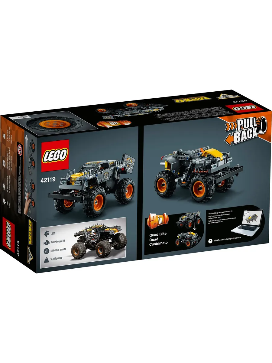 Конструктор LEGO Technic Monster Jam Max-D 230 дет. - фото 6