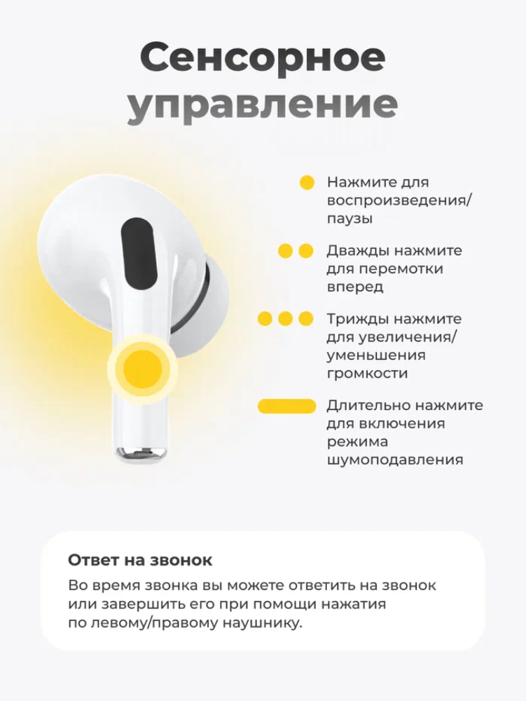 Наушники-вкладыши GEOZON G-S12WHT - фото 4