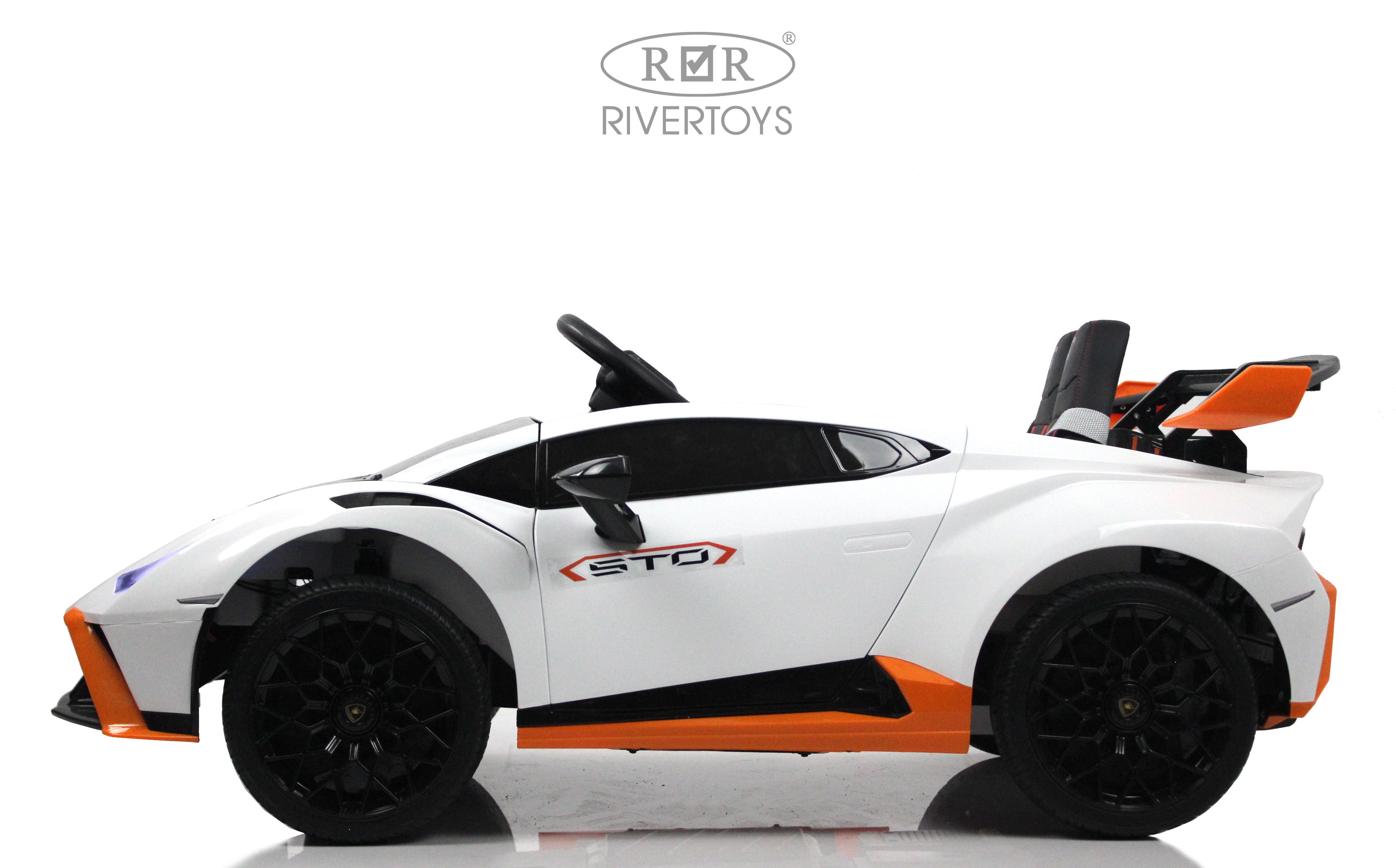 Электромобиль RIVERTOYS Lamborghini E888EE-WHITE С пультом ДУ - фото 17
