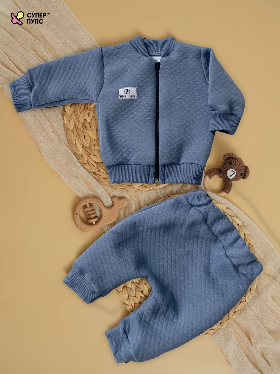 Костюм Супер Пупс мод4м/сероголубой - фото 6