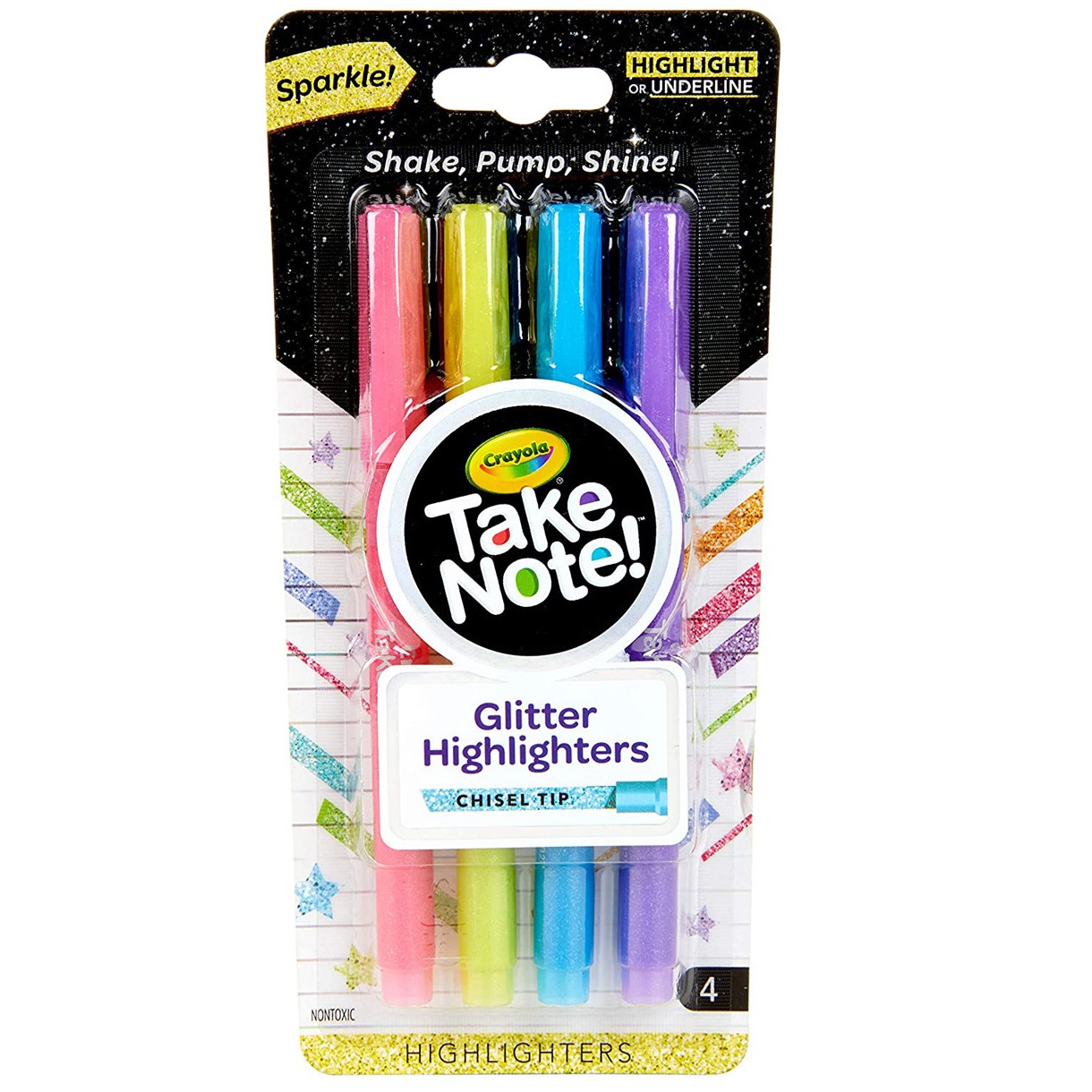 Фломастеры Crayola 4 цв. - фото 1