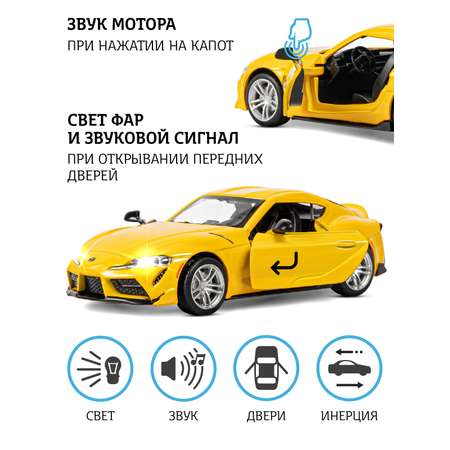 Автомобиль АВТОпанорама Toyota GR Supra 1:31