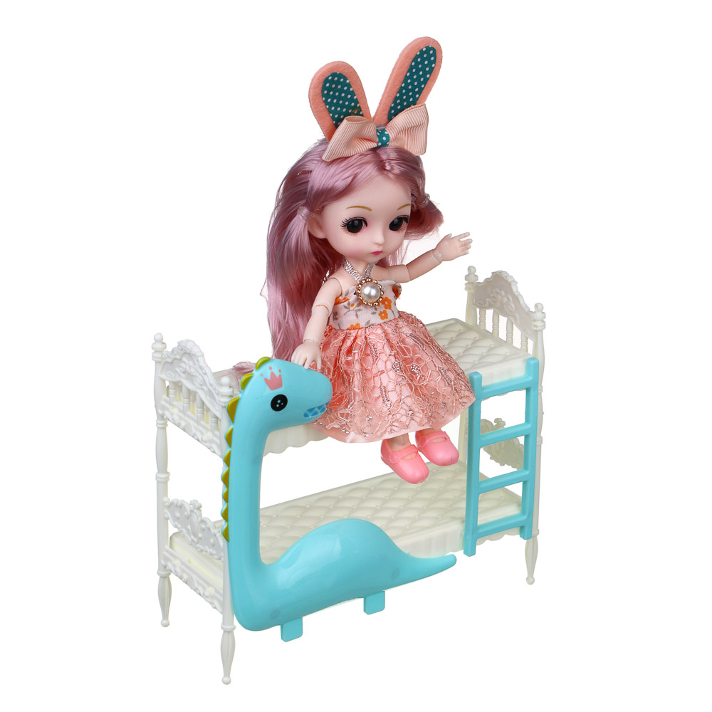 Кукла мини Игроленд с аксессуарами и питомцем 436-172 - фото 5