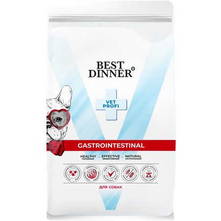 Сухой диетический корм для собак Best Dinner Vet Profi Gastrointestinal при заболевании ЖКТ, 12кг