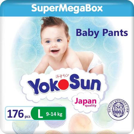 Трусики YokoSun L (9-14 кг) 176 шт.