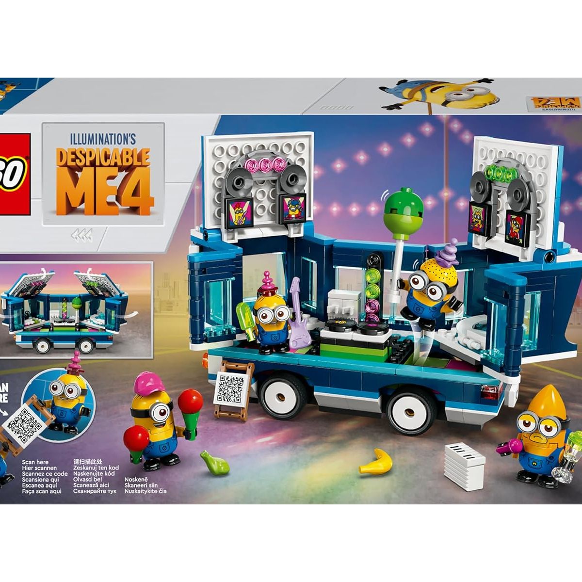 Конструктор LEGO Minions Музыкальный автобус миньонов блочный - фото 9