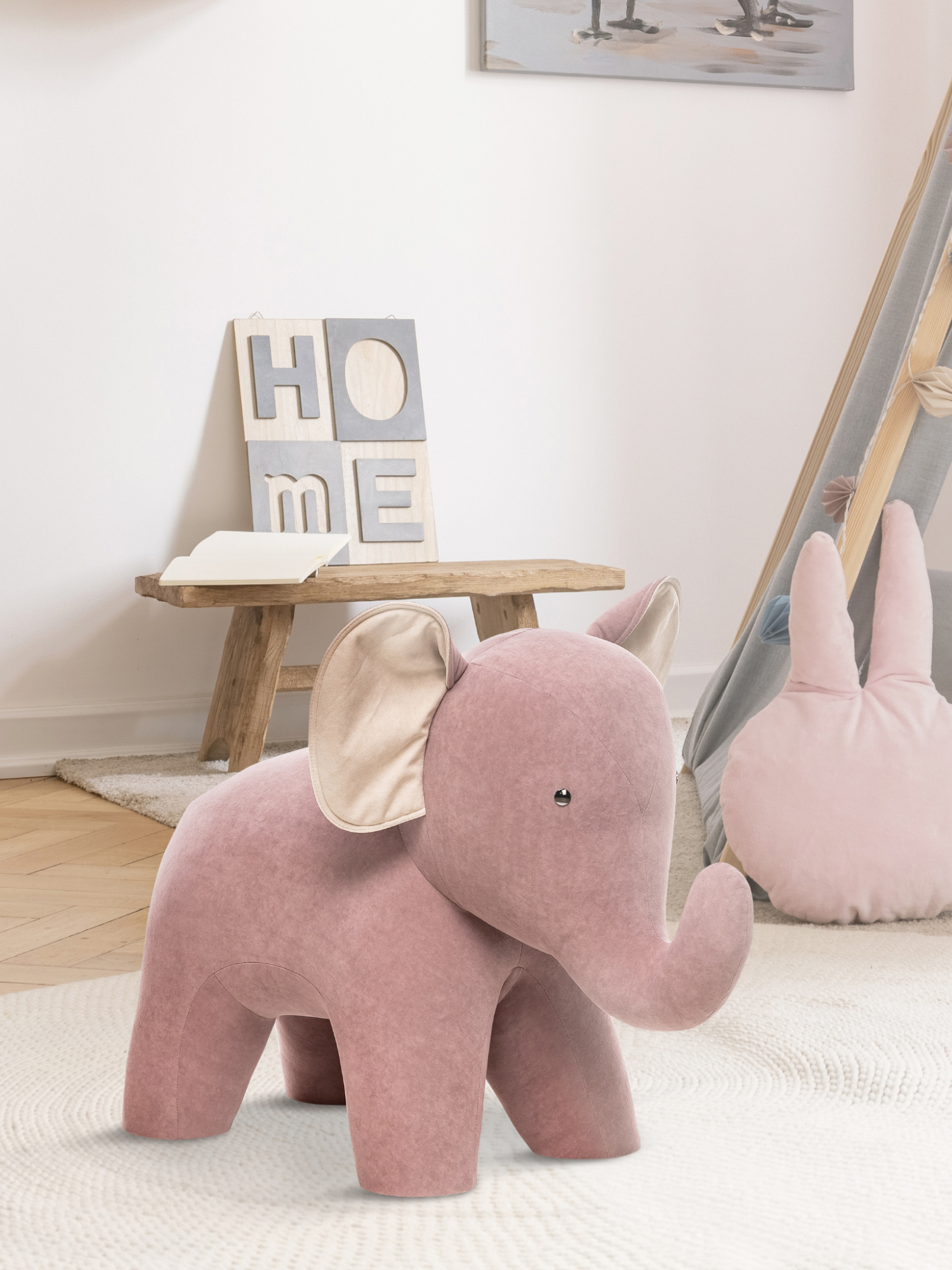 Пуфик Leset Пуф розовый - фото 1