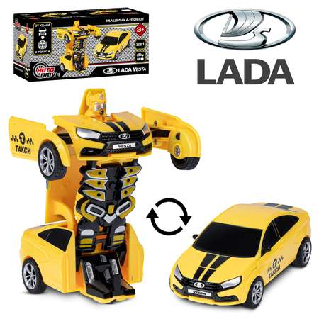 Фигурка AUTODRIVE Робот трансформер Машинка