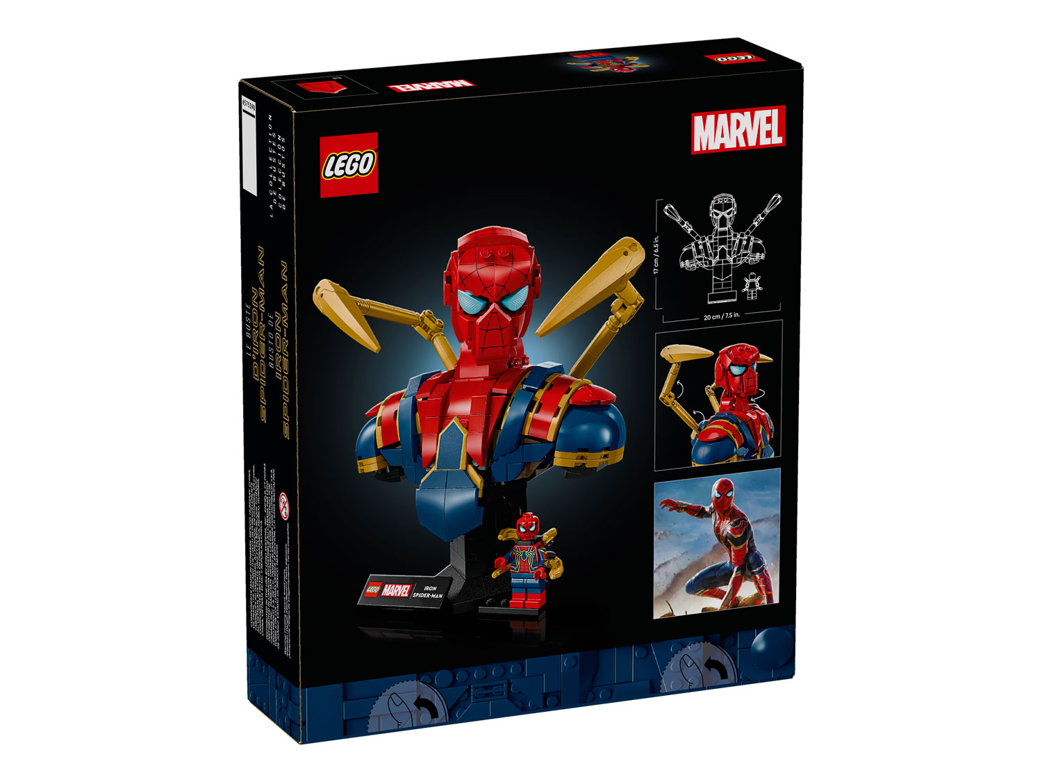 Конструктор LEGO Marvel Super Heroes Бюст Железного Человека 379 дет. - фото 3