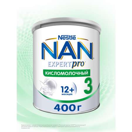 Молочко NAN 3 кисломолочный 400г с 12месяцев