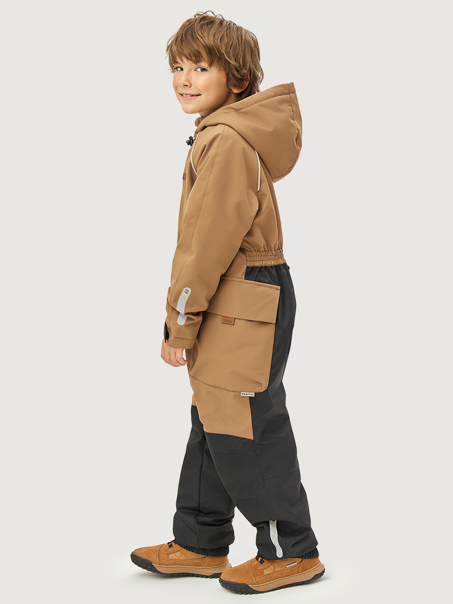 Комбинезон NIKASTYLE 8м1726 орех/черный - фото 3