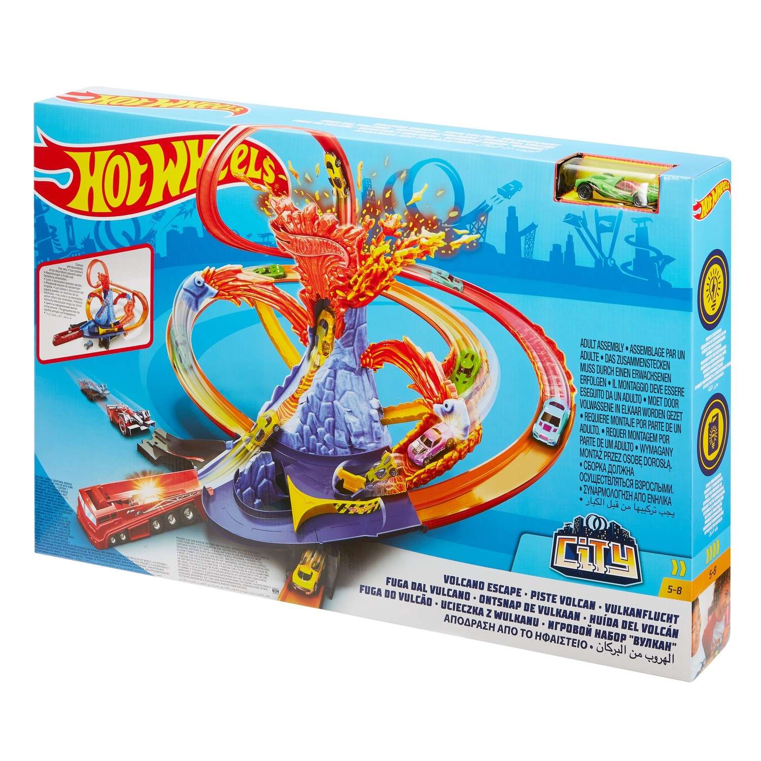 Трек Hot Wheels Вулкан FTD61 - фото 3