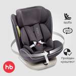 Автокресло Happy Baby Unix Isofix 0+/1/2/3 (0-36 кг) серый