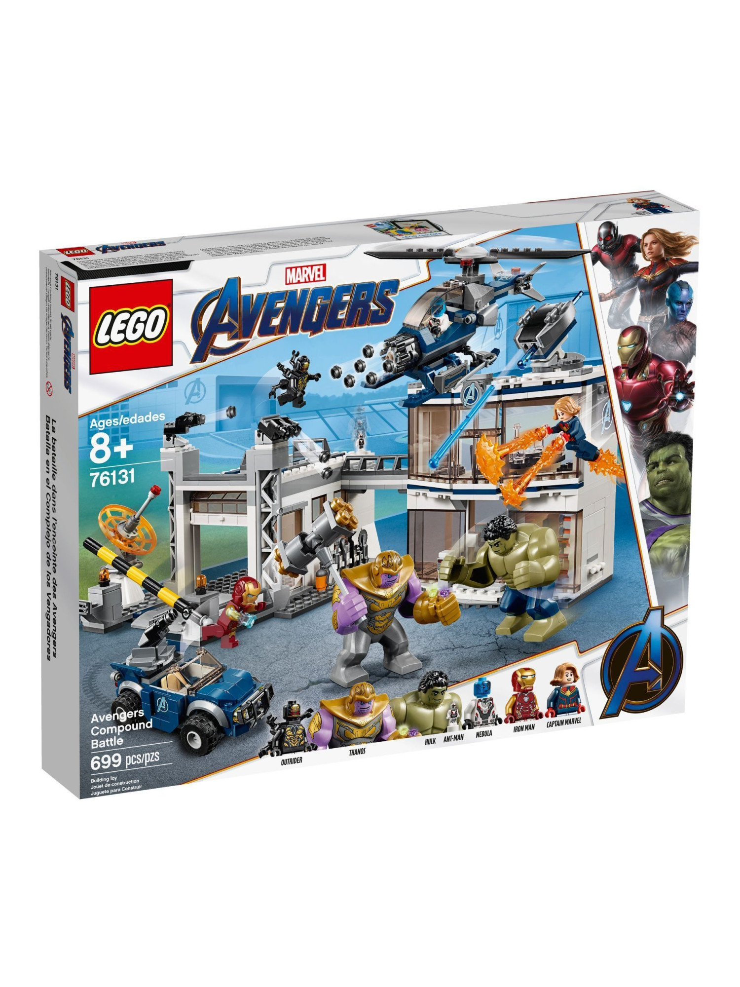 Конструктор LEGO Marvel Super Heroes Битва на базе Мстителей 699 дет. - фото 1