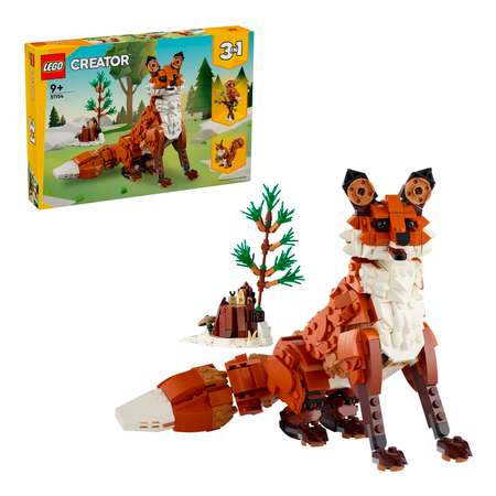 Конструктор LEGO Creator Лесные животные Рыжая Лиса блочный