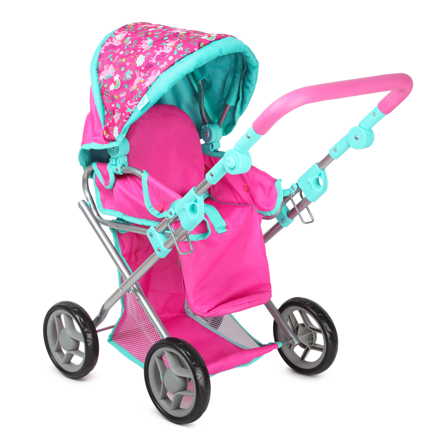 Коляска-люлька для кукол Demi Star 9346 Unicorn2 - фото 4