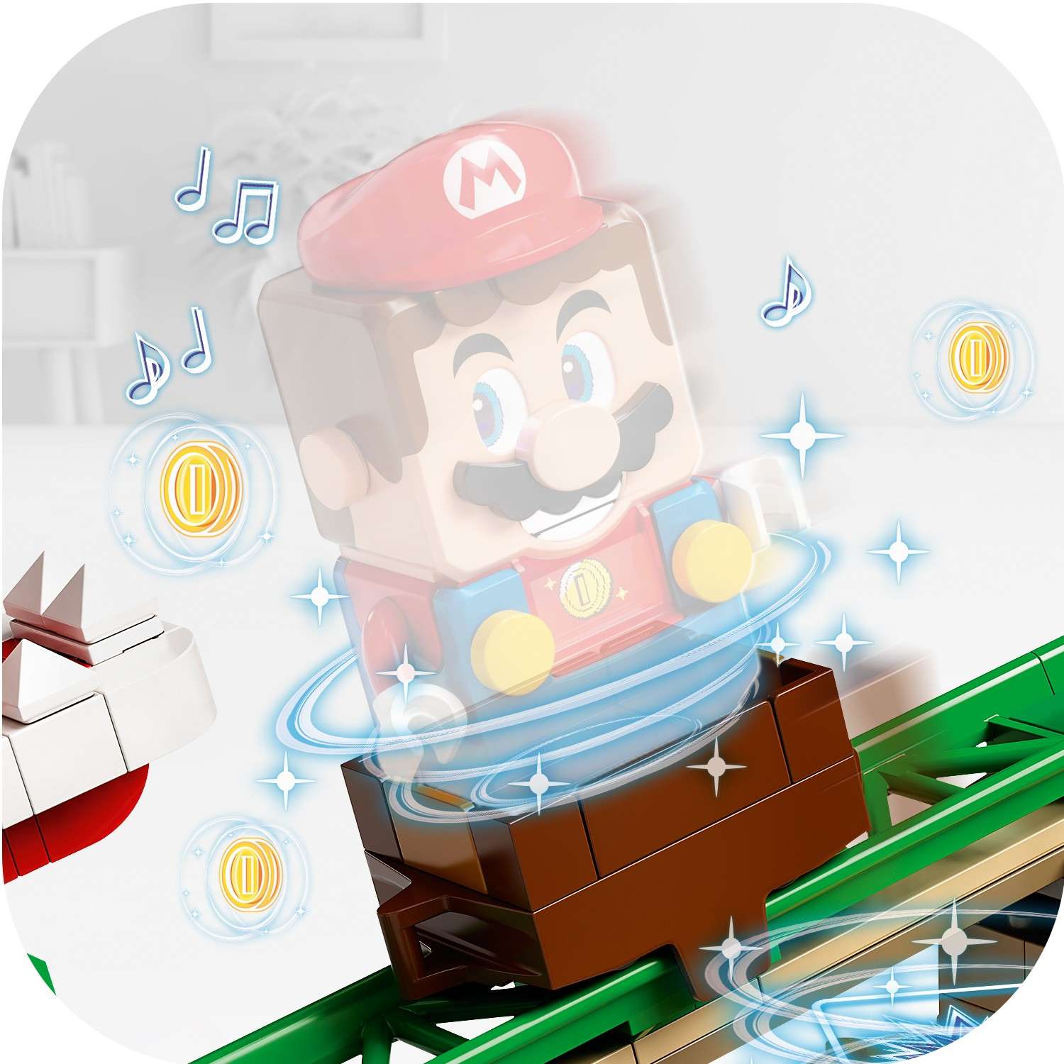 Конструктор LEGO Super Mario Мощная атака Растения-пираньи блочный - фото 9