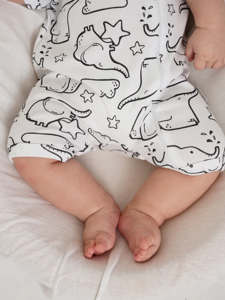 Песочник 3 шт Супер Пупс нбр/3пр/псчн/молн/ЗебралисточкиСветлыйхакиСлоны - фото 19