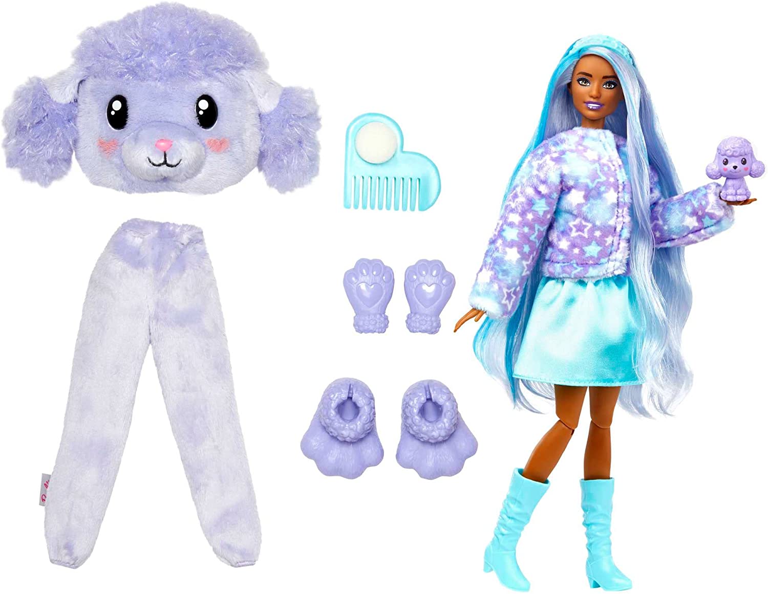 Кукла модельная Barbie Cutie Reveal Пудель HKR05 - фото 11