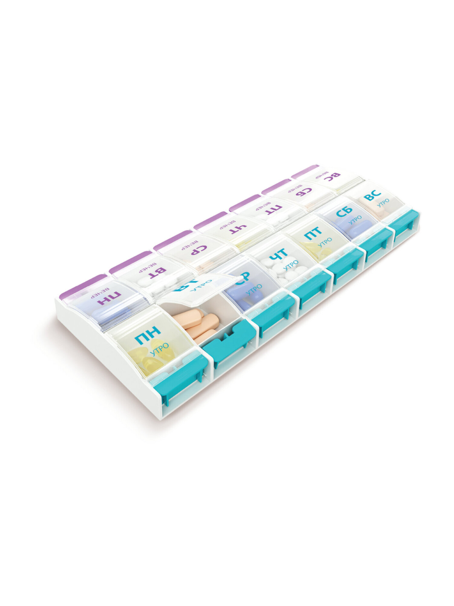 Таблетница на 7 дней DASWERK органайзер - фото 20