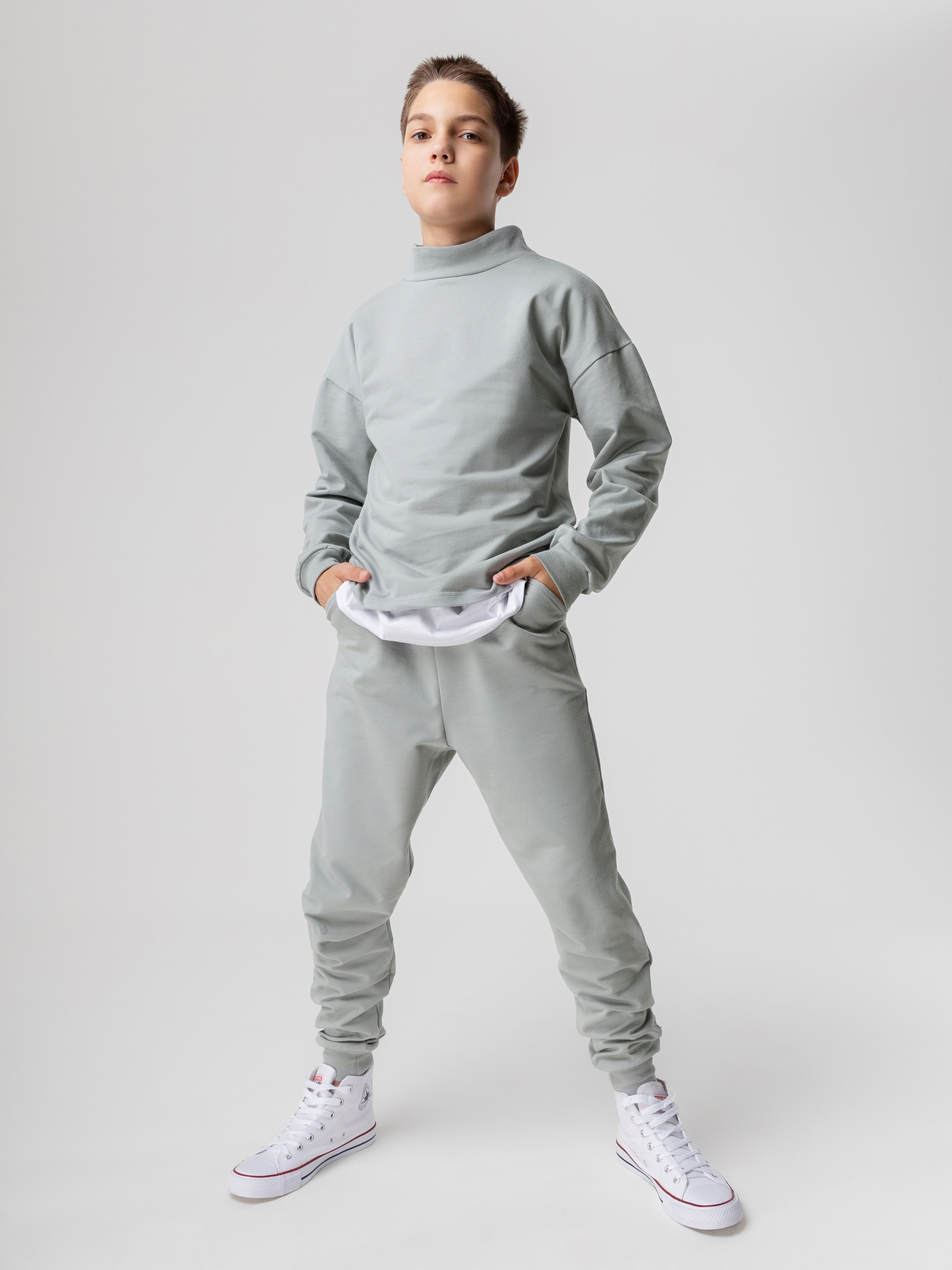 Костюм спортивный Bodo 46-80U_серый - фото 1