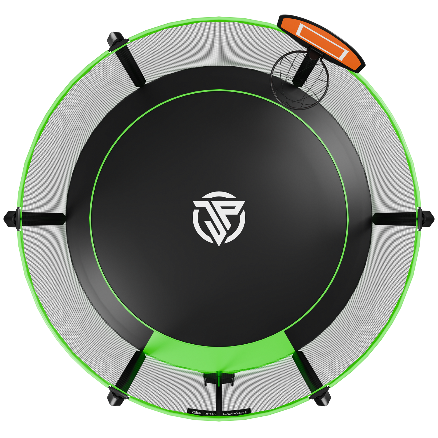 Батут Jump Power 8 ft Pro Stable Point Green - фото 8