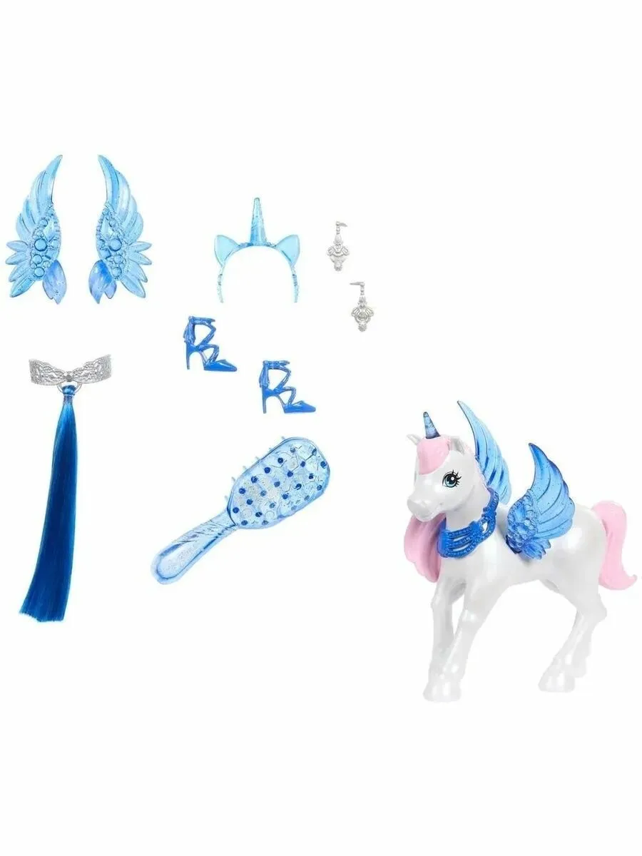 Кукла модельная Barbie 65th Anniversary Принцесса Сапфир и единорог 121895 - фото 5