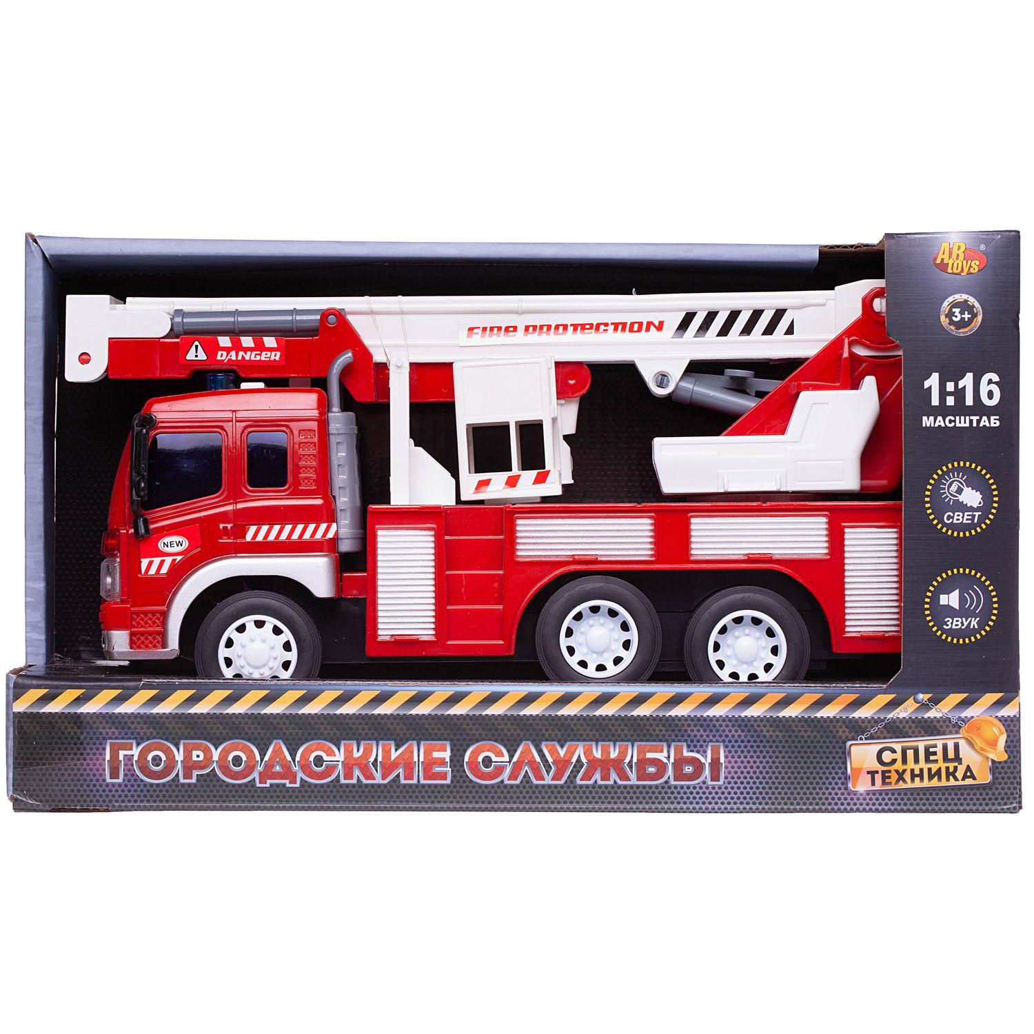Пожарная машина Abtoys 1:16 C-00492 - фото 2