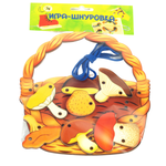 Игрушка Нескучные игры шнуровка Корзина