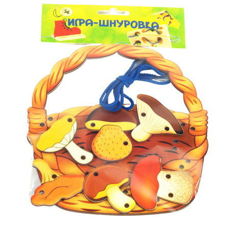 Игрушка Нескучные игры шнуровка Корзина