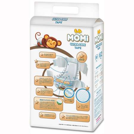 Подгузники Momi Ultra Care M (6-11 кг) 62 шт.