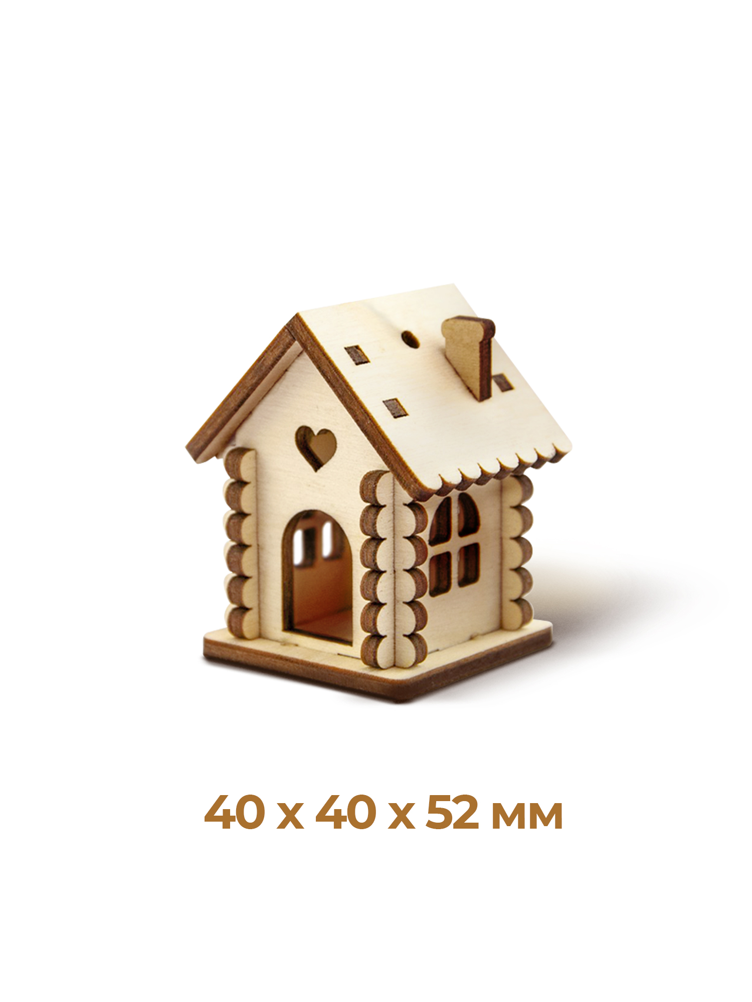 Набор елочных украшений Символик Домики. 6 штук - фото 5