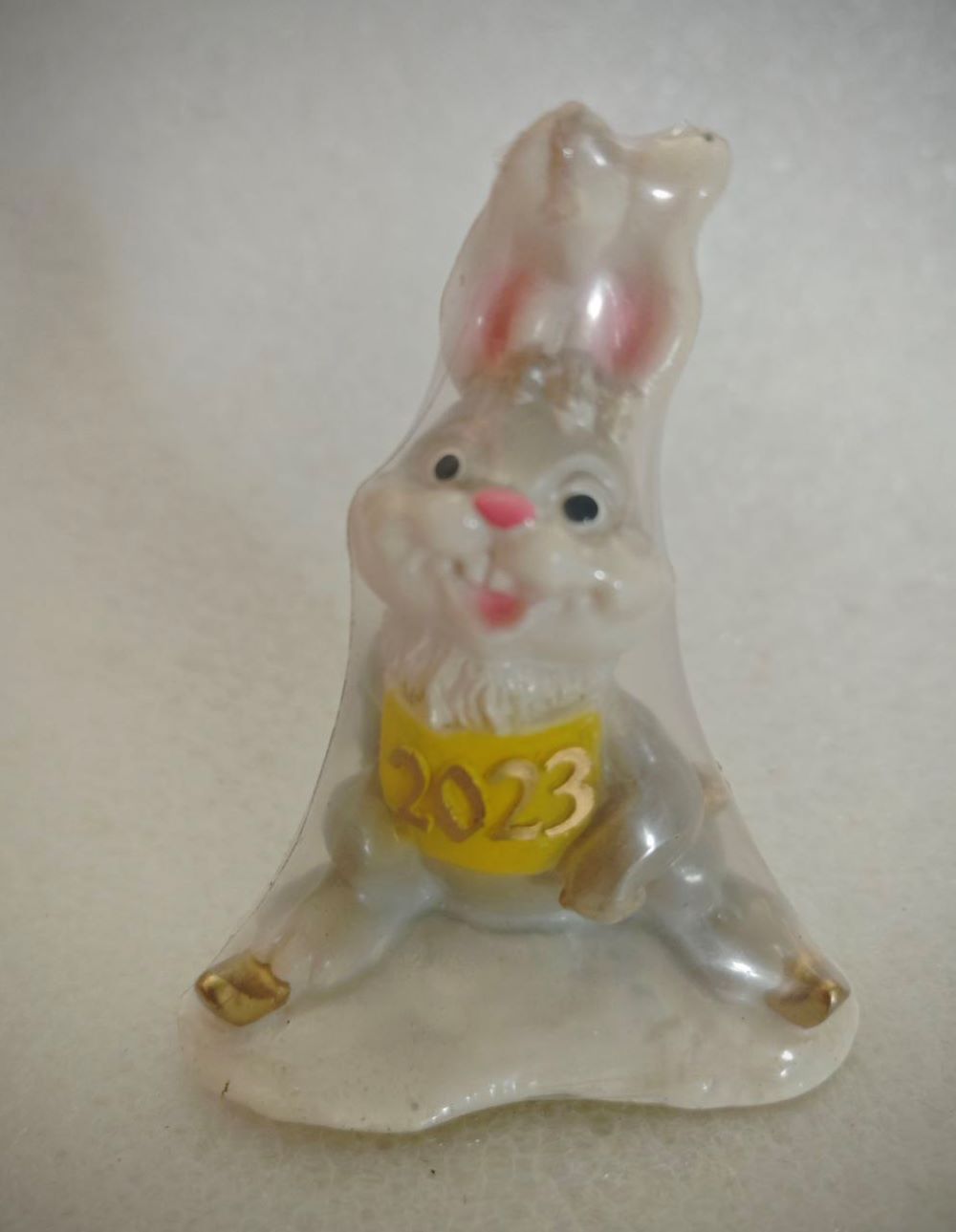 Свеча"Кролик лыжник" - фото 1