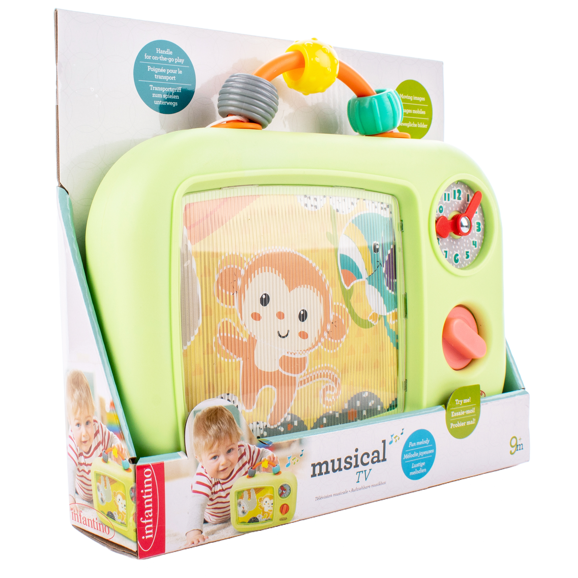 Игрушка INFANTINO Музыкальный телевизор - фото 4