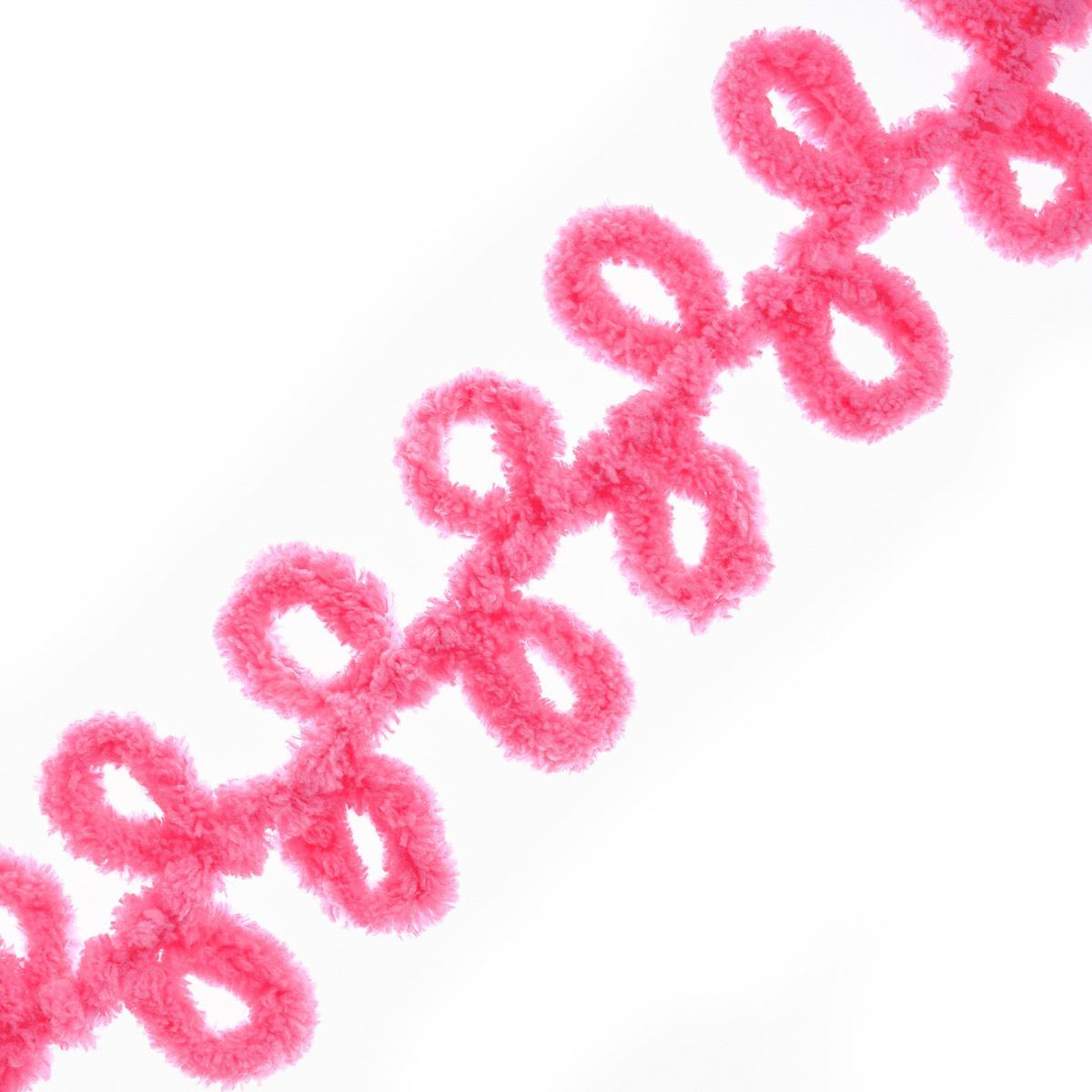 Пряжа для вязания Alize puffy 100 г 9 м микрополиэстер фантазийная плюшевая 377 ярко-розовый 5 мотков - фото 4