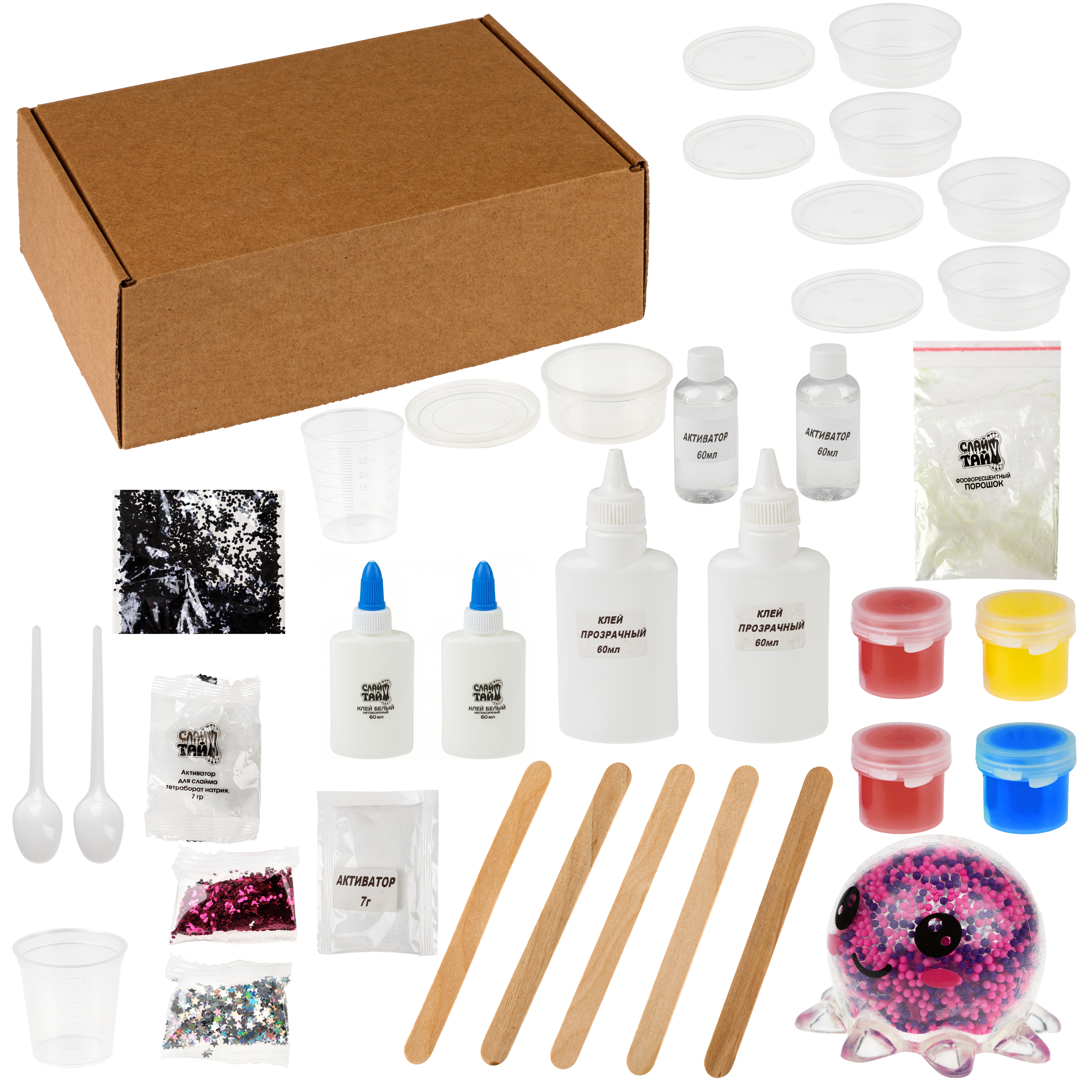 Изображение товара Набор для создания слаймов своими руками 1TOY развивающая игра для детей